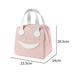 1 PCS Portable lunch bag insulated refrigerated food safety warm lunch bag girls warm food picnic lunch bag ladies lunch bag