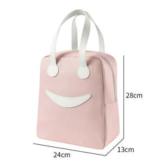 1 PCS Portable lunch bag insulated refrigerated food safety warm lunch bag girls warm food picnic lunch bag ladies lunch bag