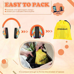 ZOHAN Kid Ear Protection Baby Noise Earmuffs Noise Reduction Ear Defenders earmuff for children Adjustable nrr 25db Safety