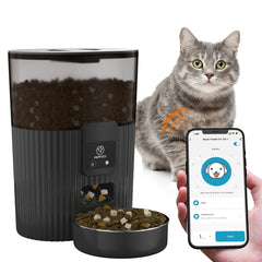 PAPIFEED cat automatic feeder dog fixed feeding machine cat food dog food wifi remote smart cat pet food dispenser