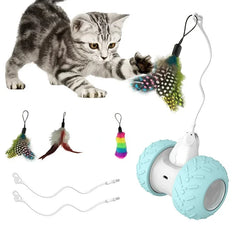 ATUBAN Automatic Cat Toys Interactive for Indoor Cats,Electric Robotic Kitten Toy for Cat Exercise Chasing Hunting,Pet Smart Toy