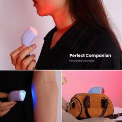 New RF UV Facial Led Red & Blue Acne Spot Treatment Home Use RF Beauty Wand Massager Face Light Therapy