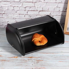 Bread Bin Bread Holder Large Capacity Stainless Steel Bread Box Holder Bin Container Kitchen Storage Organizer Bread Storage Box