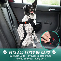 Amazon Car Dog Safety Buckle Pet Thickened Nylon Traction Elastic String Retractable Car Seat Belt Manufacturer