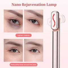 Beauty Wand, Red-Light Therapy LED Facial Light 7 Colors Eye Wand Massager for Skincare and Rejuvenation