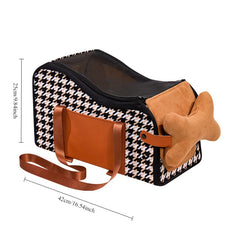 Pet car bag portable pet home multi-function armrest box dog shoulder bag center console