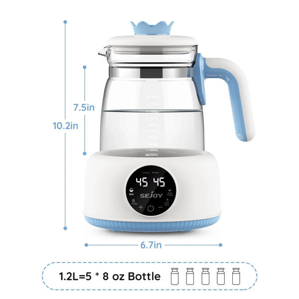 Sejoy Electric Kettle Temperature Control Instant Dispense Baby Warm Water Electric Tea Coffee Kettle