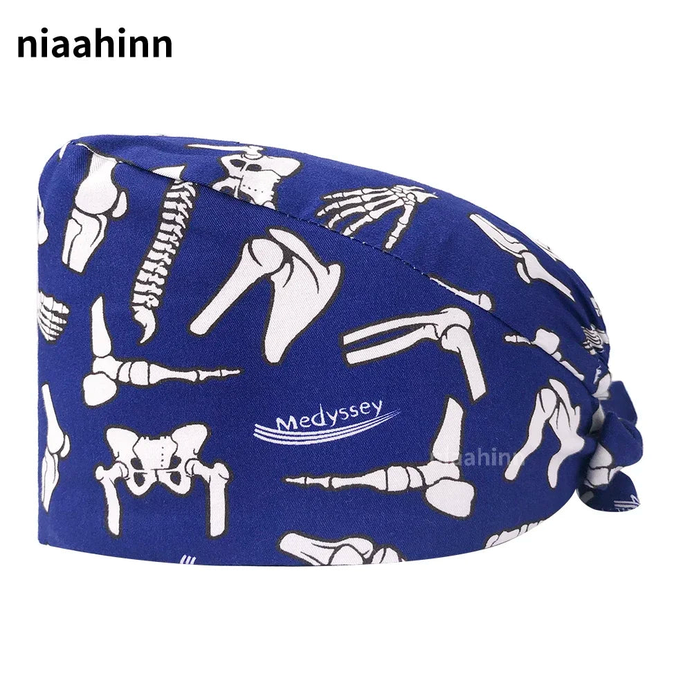 Men's Pet Hospital Surgical Cap Nurse Surgical Cap Doctor Dentist Pharmacy Scrubs Hat Anesthetist Clinical Hats Wholesale Prices