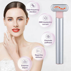 Beauty Wand, Red-Light Therapy LED Facial Light 7 Colors Eye Wand Massager for Skincare and Rejuvenation