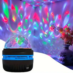 Water Ocean Wave Starry Projector Led Night Light USB Galaxy Creative Romantic Decoration for Home Room Bar Disco DJ KTV Party