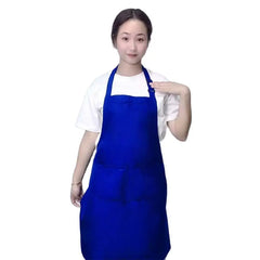 Custom Design Brand Logo Black Unisex Waiter Cooking Restaurant Pocket Printing Adjustable Hanging Neck Men Aprons for Woman