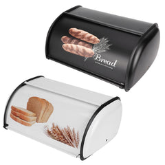 Bread Bin Bread Holder Large Capacity Stainless Steel Bread Box Holder Bin Container Kitchen Storage Organizer Bread Storage Box