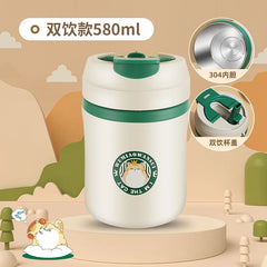 304 double-layer stainless steel thermos cup high color value car coffee cup portable accompanying daily Cup direct drinking cup