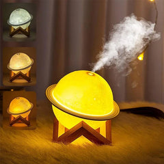 3D  Air Humidifier 200Ml   Diffuser Ultrasonic Mini Air Humidifier Usb Fogger Mist Maker With Led Light