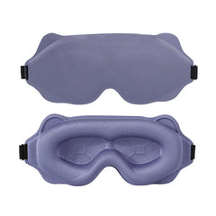 New 3D Light Blocking Sleep Eye Mask Male Breathable Solid Color Non Pressing Blindfold Students Napping Sleep Eyeshade