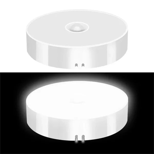 PIR Motion Sensor LED Night Light USB Rechargeable Night Lamp For Kitchen Cabinet Wardrobe Lamp Staircase Wireless Closet Light