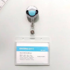 1Pcs Retractable Pull Badge Nurse Cute Badge Reel Clip Badge Holder Doctor ID Card Chain Clips School Student Office