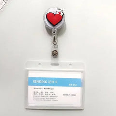 1Pcs Retractable Pull Badge Nurse Cute Badge Reel Clip Badge Holder Doctor ID Card Chain Clips School Student Office