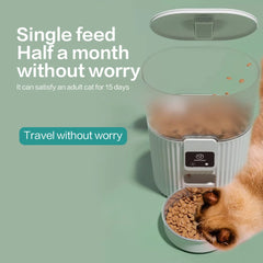 PAPIFEED cat automatic feeder dog fixed feeding machine cat food dog food wifi remote smart cat pet food dispenser