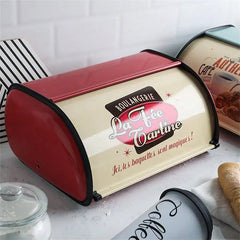 Creativity Bread Storage Box Large Capacity Stainless Steel Bread Cake Dessert Box Seal Container Kitchen Storage Organizer