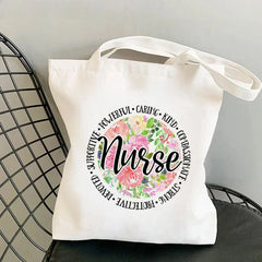 Women Shopper Bag Nursing Essentials Printed Harajuku Large Capacity Shopping Handbags Canvas Shopper Girl Tote Shoulder Bags