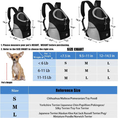 Pet Backpack Portable Portable dog Double Shoulder bag  Outdoor Travel cat Carrier Bag Pet Dog Front Bag Mesh Backpack