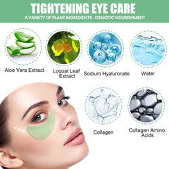 60 Pieces of Aloe Vera Collagen Eye Mask To Reduce Dark Circles and Eye Bags Moisturizing Eye Patch Eye Skin Care Products