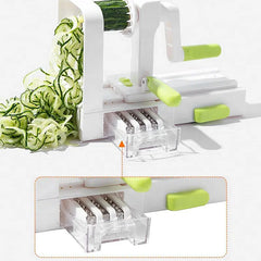 5 Blades Vegetable Spiralizer Zucchini Noodle Maker Best Veggie Spiral Slicer Curly Fry Chopper Cutter Pasta Spaghetti Maker