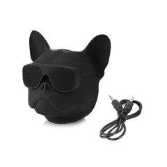 Portable Bluetooth Speaker Dog Shaped Stereo Subwoofer USB Wireless Loudspeaker With Radio Function