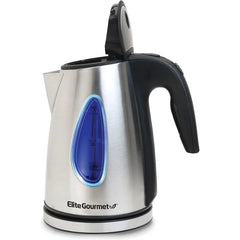 EKT-1271 # Ultimate 1.7 liter electric kettle-stainless steel design & cordless 360 ° base, stylish blue LED interior, handy AUT