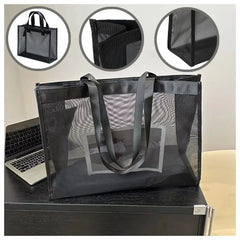 Women Wallets Travel Storage Bags Tote Bags Large Capacity Handbag Transparent Organizer Grid Package Nurse Printing Series