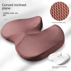 Car Seats Memory Foam Seat Cushion Non-Slip Orthopedic For Long Term Driving Back Pain Relief Comfort Office Chair Car Seat