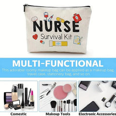 Nurse Makeup Bag Gift Emergency Room Nurse Zipper Bag ICU NurseGift Nurse Appreciation Cosmetic Bag Nurse Graduation Gift