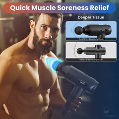 Sejoy 30 speeds Massage Gun Percussion Massager Fascia Gun Deep Tissue Muscle Vibrating Relax