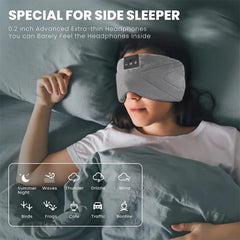 5.2Bluetooth Sleeping Headphones Sleep Mask 24White Noise Blackout Light Ice-Feeling Extra Soft Lining Sleep Eye Mask Ultra-Thin