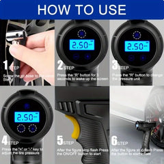 Wireless charging car handheld smart home car electric portable tire air pump burst car air pump