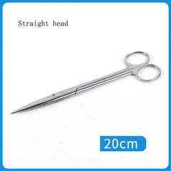 Stainless steel medical scissors Surgical instruments elbow pointed large eye nurse suture removal scissors