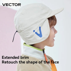 VECTOR Eskimo Children's Lamb Fleece Ear Protection Hat Is Cold Resistant Warm Soft and Skin Friendly with A Three-dimensional