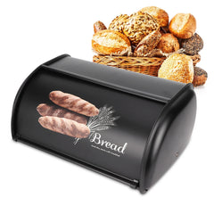 Bread Bin Bread Holder Large Capacity Stainless Steel Bread Box Holder Bin Container Kitchen Storage Organizer Bread Storage Box