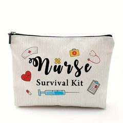 Nurse Makeup Bag Gift Emergency Room Nurse Zipper Bag ICU NurseGift Nurse Appreciation Cosmetic Bag Nurse Graduation Gift