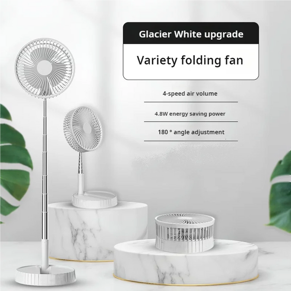 Retractable Fan USB Charging Folding Portable Mini Electric Fan Dormitory Outdoor Cooling Appliances Adjustable Home Fans