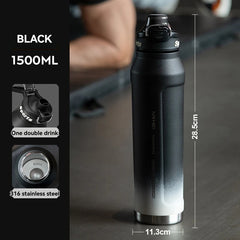 1.5L Thermos Water Bottle Stainless Steel Vacuum Flas Tumbler Coffee Cup Insulated Hot Tea And Cold Water Bottle Thermal Drink