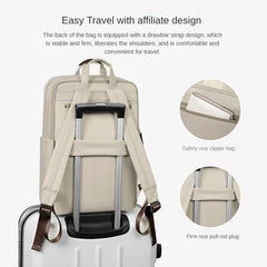 GOLF Laptop Backpack Slim Women Business Travel Backpack Nylon Waterproof Elegant Ladies Back Pack Bags 13 15 6 17 Inch Notebook