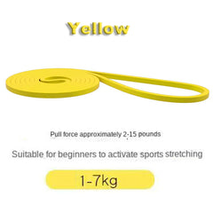 Exercise Elastic Resistance Bands Rubber Band Workout Loop Strength Pilates Fitness Equipment Training Expander Auxiliary Band