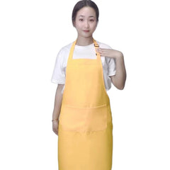 Custom Design Brand Logo Black Unisex Waiter Cooking Restaurant Pocket Printing Adjustable Hanging Neck Men Aprons for Woman