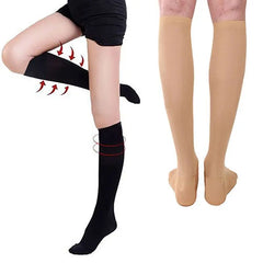 Unisex Socks Compression Stockings Pressure Varicose Vein Stocking Knee High Leg Support Stretch Pressure Circulation Cool Socks