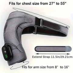 Heated Shoulder Wrap, Shoulder Heating Pads Massager, Electric Cordless Vibration Massage,Comfort Heated Shoulder Braces