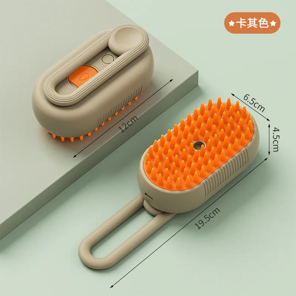 Cat Steam Brush Steamy Dog Brush 3 in 1 Electric Spray Cat Hair Brushes for Massage Pet Grooming Comb Hair Removal Combs