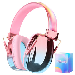 Fashionable Electroplated Earmuffs Kids Hearing protector Anti-noise Headphones For Autism children  Ear Defenders Toddlers Gift