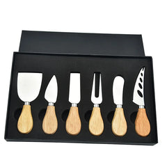 6-Piece Cheese Knives Set for Charcuterie Boards and Cutlery, Stainless Steel Cheese Knife Set Collection